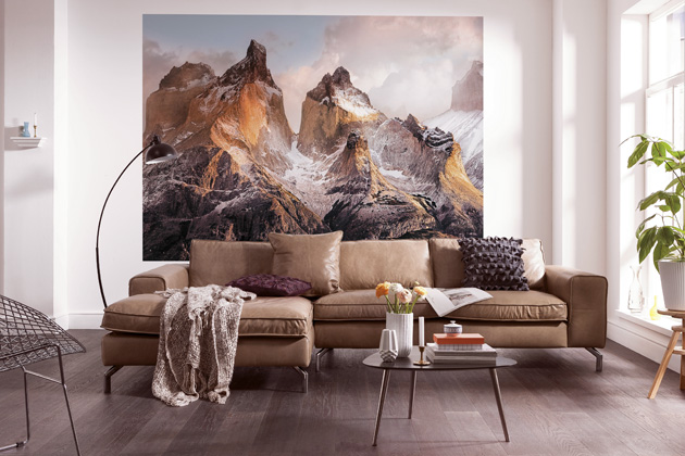 Čtyřdílná vliesová tapeta Torres del Paine, 254 × 184 cm,  cena 1 099 Kč