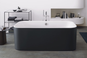 Volně stojící vana Happy D2, 180 × 80 cm, akrylát, cena 180 000 Kč