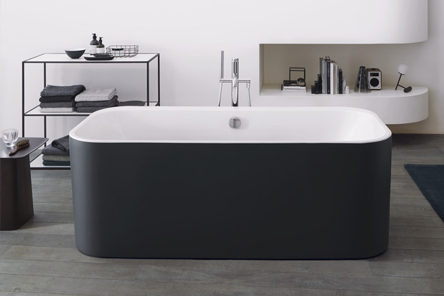 Volně stojící vana Happy D2, 180 × 80 cm, akrylát, cena 180 000 Kč