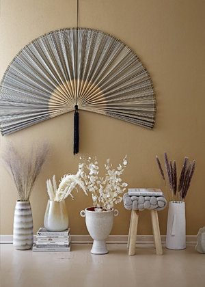 N&aacute;stěnn&aacute; dekorace Jaime, bambusov&eacute; dřevo, bavlna, 145 &times; 72 cm, cena 3 362 Kč