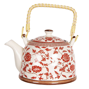 Konvička na čaj Norase s&iacute;tkem, objem 800 ml, cena 355 Kč