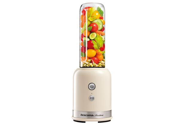 Smoothie mixér Prezident, retro design, cestovní láhev, cena 1 999 Kč