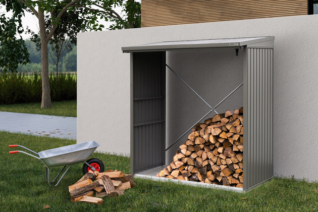 Moderní zásobníky na krbové dřevo jako skvělý tip na zimu