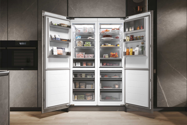 Skrytá síla americké lednice: side-by-side řešení Haier  pro vestavbu na míru
