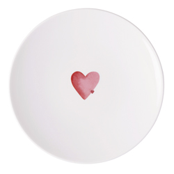 Dezertn&iacute; tal&iacute;ř Sending love z kolekce With love, porcel&aacute;n, &Oslash; 21 cm, cena 360 Kč