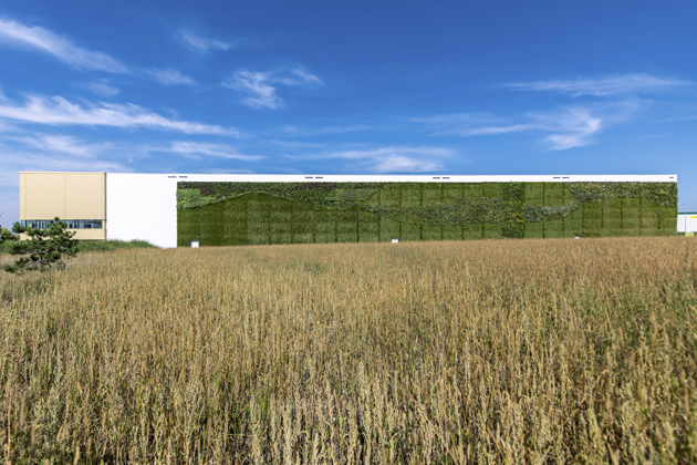 Jedna z největ&scaron;&iacute;ch vertik&aacute;ln&iacute;ch zahrad v Evropě