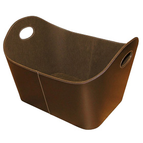 Ko&scaron; na dřevo z uměl&eacute; kůže, v&yacute;&scaron;ka 40 cm, cena 948 Kč