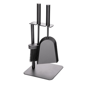 Kovov&aacute; sada krbov&eacute;ho n&aacute;řad&iacute; k či&scaron;těn&iacute; kamen, 16 &times; 16 &times; 35 cm, cena 310 Kč