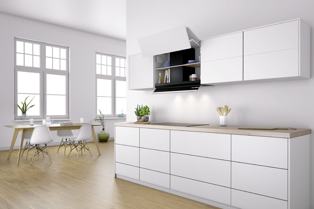 Vestavn&aacute; digestoř DBB97AM60, čern&eacute; sklo, v&yacute;kon až 460 m3/h, cena 19&nbsp;190&thinsp;Kč