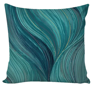 Povlak na pol&scaron;t&aacute;ř Infinitum Petrol, 100% bavlna v &uacute;pravě deluxe, 40 &times; 40 cm, cena od 200 Kč