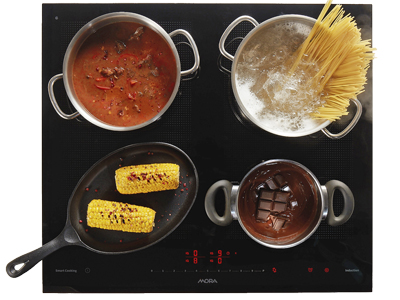 Indukčn&iacute; deska VDIT 658, FlexiZone umožňuje vařen&iacute; po cel&eacute; plo&scaron;e desky, cena 9 490 Kč