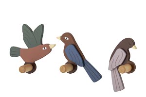 Sada tř&iacute; h&aacute;čků Lewi, lotosov&eacute; dřevo, cena 925 Kč