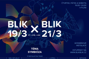 Plzeň v symbióze světla a tmy: Blik Blik letos poprvé rozzáří město po tři noci 