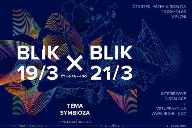 Plzeň v symbióze světla a tmy: Blik Blik letos poprvé rozzáří město po tři noci 