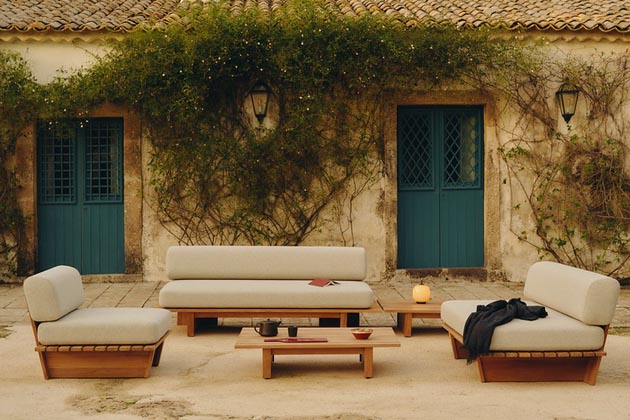 Zahradní nábytek z teakového dřeva Eiko