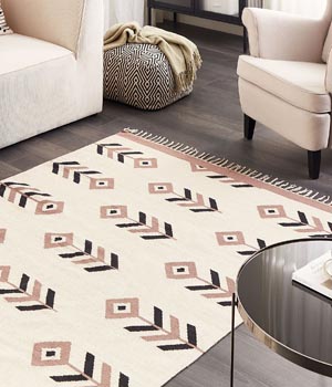 Kelimov&yacute; koberec Niavan, 100% bavlna, 160 &times; 230&thinsp;cm, cena 4&nbsp;209&thinsp;Kč