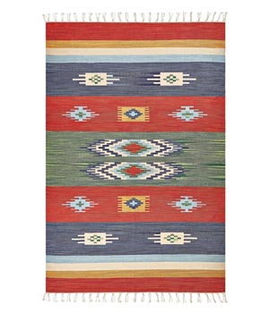Bavlněn&yacute; kelimov&yacute; koberec Kamaris, 140 &times; 200&thinsp;cm, cena 1&nbsp;779&thinsp;Kč