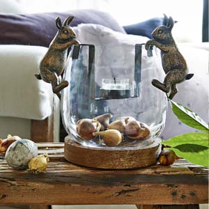 Čtyřd&iacute;ln&aacute; sada dekorativn&iacute;ch zaj&iacute;čků Lorie, polyresin, v&yacute;&scaron;ka 12 cm, cena 598 Kč