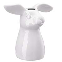 V&aacute;za Zaj&iacute;c, porcel&aacute;n, v&yacute;&scaron;ka 11 cm, cena 530 Kč