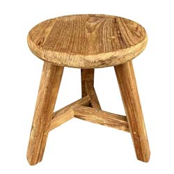 Dřevěn&aacute; stolička z recyklovan&eacute;ho teakov&eacute;ho dřeva, 35 &times; 35 &times; 45 cm, cena 2 909 Kč