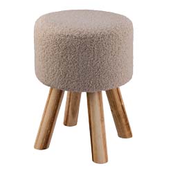 Čalouněn&aacute; stolička Livarno home, nohy z borovice, 29 &times; 40 cm, cena 400 Kč