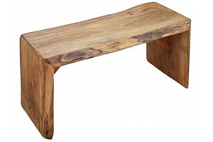 Dubov&aacute; olejovan&aacute; stolička v selsk&eacute;m stylu, 31 &times; 62 &times; 28 cm, cena 2 420 Kč