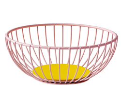 Dr&aacute;těn&aacute; m&iacute;sa Iris, &Oslash; 19 cm, v&yacute;&scaron;ka 7,5 cm, ručn&iacute; v&yacute;roba, cena 899 Kč