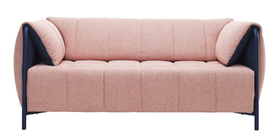 Rozkl&aacute;dac&iacute; pohovka Rondo, objemn&eacute; polstrov&aacute;n&iacute; z ergonomick&eacute; pěny, d&eacute;lka 186 cm, cena 69 330 Kč