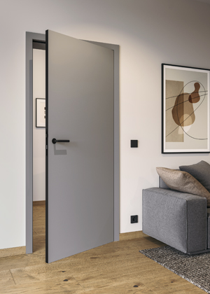 Interi&eacute;rov&eacute; dveře z&nbsp;řady ProLine, bezfalcov&eacute; i&nbsp;falcov&eacute; proveden&iacute;, &uacute;prava matn&yacute; lak