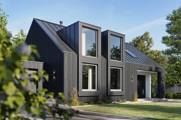 Okenn&iacute; syst&eacute;m FocusIng z&nbsp;PVC-U, hlin&iacute;kov&yacute; design d&iacute;ky metalick&yacute;m f&oacute;li&iacute;m a&nbsp;hranat&yacute;m zaskl&iacute;vac&iacute;m li&scaron;t&aacute;m, 