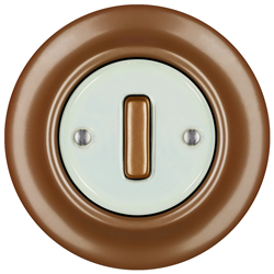 Porcel&aacute;nov&yacute; vyp&iacute;nač ROO Soliter, r&aacute;meček cuprum, cena 2 065 Kč