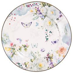 Dezertn&iacute; porcel&aacute;nov&yacute; tal&iacute;ř z kolekce Butterfly, &Oslash; 19 cm, cena 289 Kč
