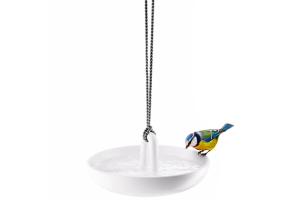 Závěsné krmítko/pítko pro ptáky, keramika, Ø 25 cm, výška 11 cm cena 1 528 Kč, 