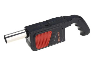 Elektrick&yacute; fukar ke grilu BBQ FAN, plast a nerezov&aacute; ocel, 4&times; AA baterie, cena 149 Kč