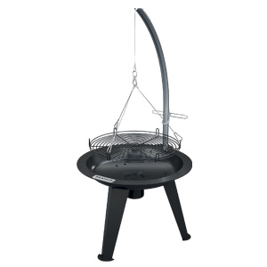 Gril na dřevěn&eacute; uhl&iacute; TC-Swing II (Tenneker), &Oslash; grilovac&iacute; plochy 50 cm, cena 5 490 Kč