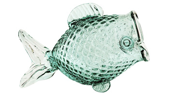 Skleněn&aacute; d&oacute;za Fish, ide&aacute;ln&iacute; na cukrovinky, 38 &times; 24 &times; 16 cm, cena 3 249 Kč,