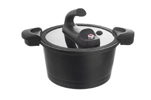 N&iacute;zkotlak&yacute; hrnec Grande, vařen&iacute; pod m&iacute;rn&yacute;m tlakem, objem 5,5&thinsp;l, cena 1&nbsp;399&thinsp;Kč