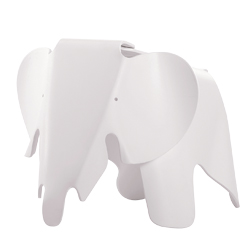 Stolička Eames Elephant z pevn&eacute;ho plastu, dostupn&aacute; ve dvou velikostech a několika barv&aacute;ch, cena od 2 624 Kč