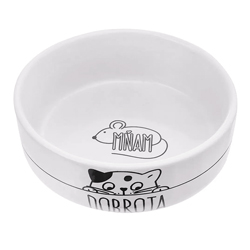 Keramick&aacute; miska pro kočky Mazl&iacute;čci, &Oslash; 12 cm, cena 99 Kč