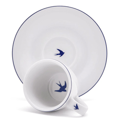 Porcel&aacute;nov&yacute; &scaron;&aacute;lek na espresso s pod&scaron;&aacute;lkem, cena 455 Kč